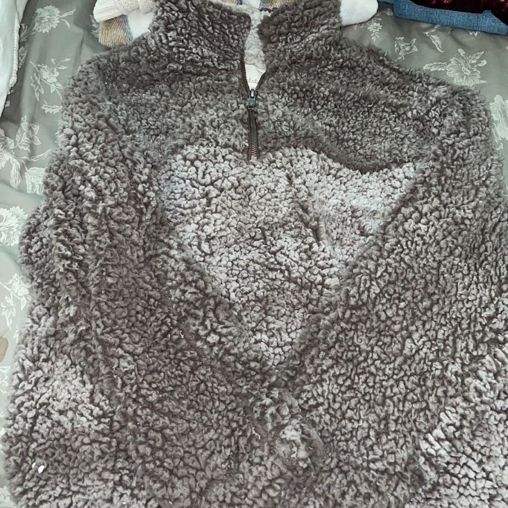 fuzzy pullover